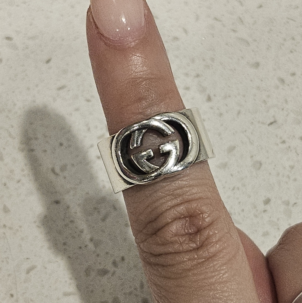 925 Interlocking G GUCCI Ring